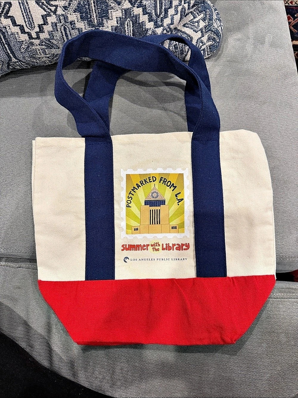 Los Angeles Public Library Postmarked from L.A. Summer with the Library Tote Bag